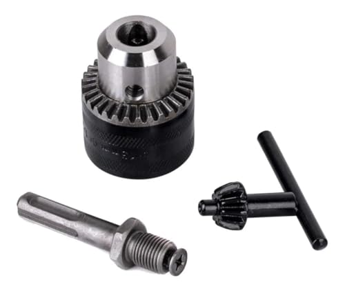 Kit Adaptador 9 Peças Mandril Chave Aperto Brocas Martelete Sds Plus KaQi