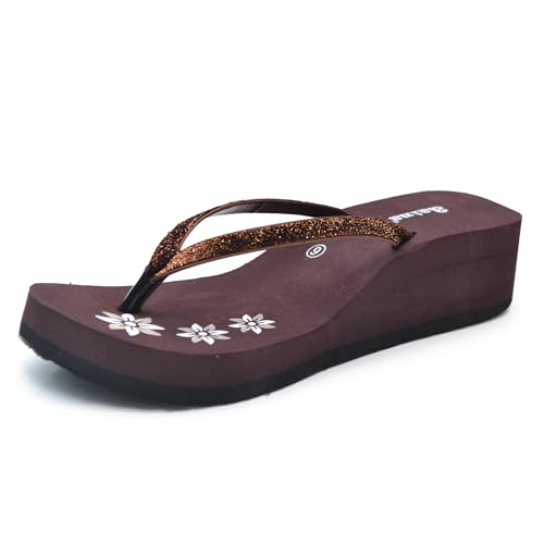 Image of Aaina Women's Brown Eva Heel Noora-01