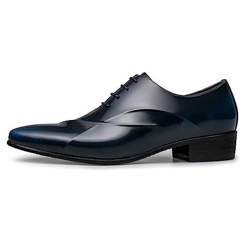 Image of ZRO Men's Lace Up Formal Modern Oxford Dress Shoes