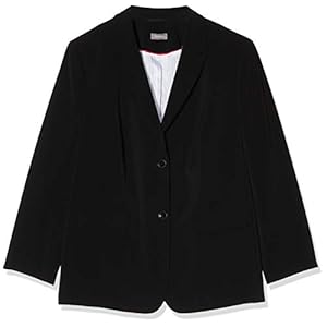 Samoon Klassieke blazer voor dames, figuurcorrigerende zakelijke blazer