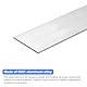 QUARKZMAN Quadratischer Aluminium Flachstab, 1/8 dick, 3,1 Breite, 12 Länge, Aluminiumstab 6061 Aluminium Flachplatte, 3 x 80 x 305mm T6511 Vollmaterial, Neues Mühlenlager