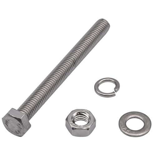 SUS316 �X�e�����X �{���g M8 80mm 1.25�s�b�` �Z�p�{���g �i�b�g ���b�V���[ �X�v�����O���b�V���[ 4�_�Z�b�g �ϐH �h�K �}�����O���[�h�X�e�����X �l�W A4-70 ����@ ����� �ėp �Z�p���l�W �D �{�[�g �D�� �~���i ���ߋ�