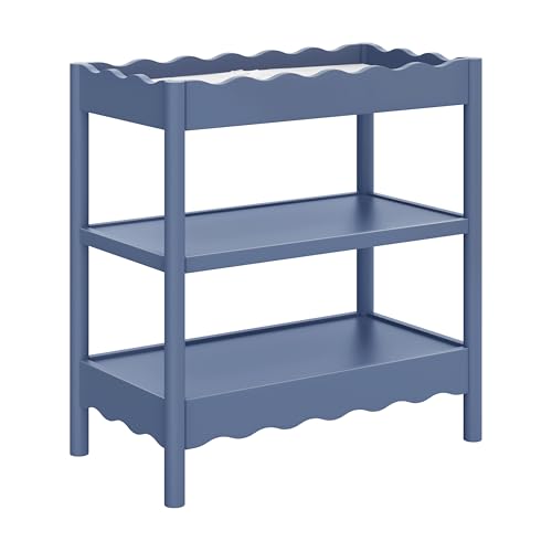 Image of babyletto Swell Changing Table in Cove Blue, Greenguard Gold Certified