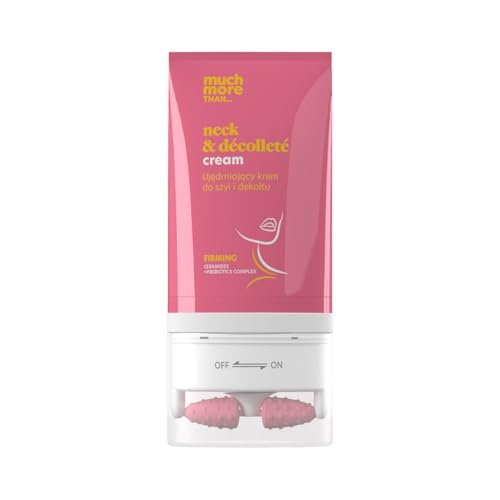 HiSkin Straffende Creme für Hals und Dekolleté Much More - Ceramid- und Präbiotika-Komplex hinterlässt die Haut hydratisiert geglättet und straff - 130 ml - vegan