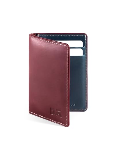 Image of DailyObjects Scarlet Red Log Bi-Fold Leather Wallet