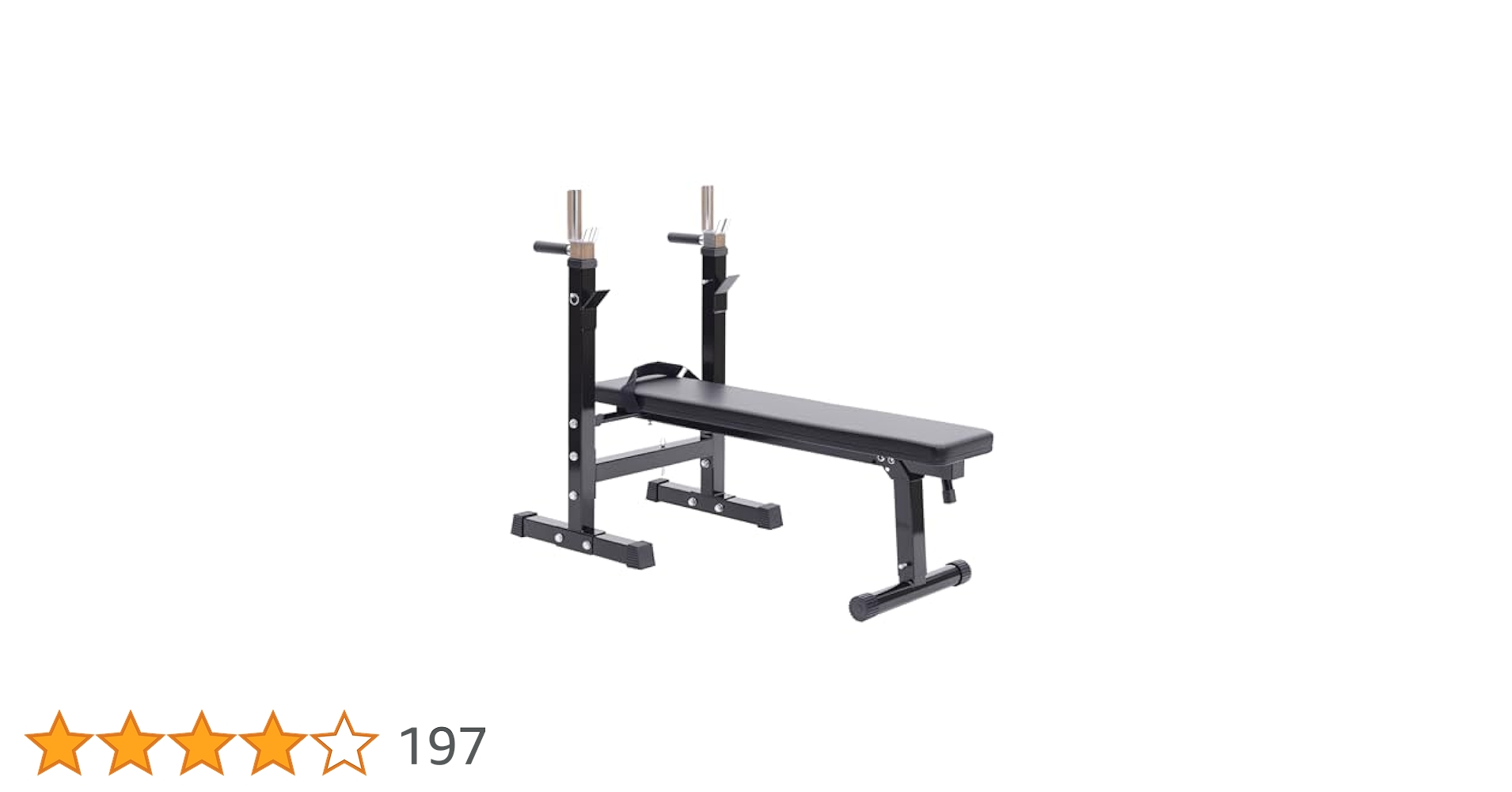 HOMCOM Banco De Pesas, Banco De Entrenamiento Con Caja De