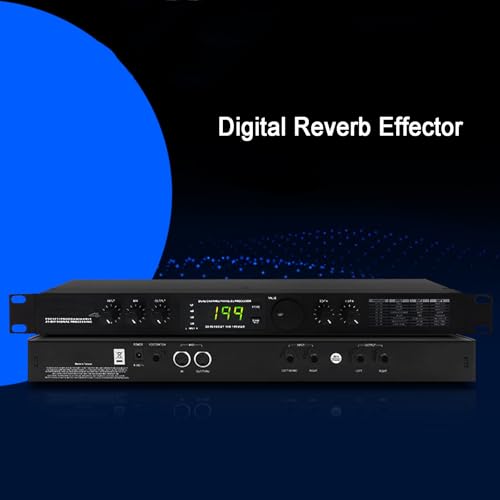 Procesador de Audio Digital, Ecualizador Profesional, Mezclador para Karaoke con Reverberación, Reducción Automática de Ruido, para Actuaciones en Escenario, DJs y Discursos Empresariales miniatura 2