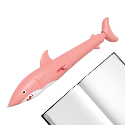 水噴射ペン - 水噴射キッズペンいたずら - サメ型 面白いギャググッズ 筆記具 文具 家族 女性 男性 同僚向け
