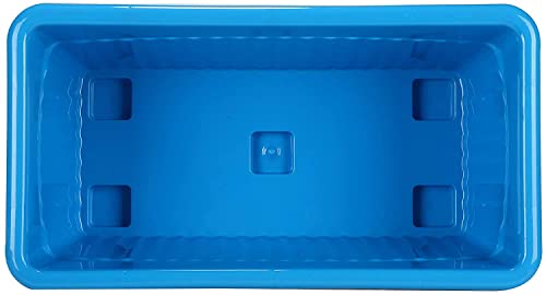 Image of Rectangular Plastic Pots for Plants, Window Flower Pots for Home, Window Display, Garden (Multicolor 14 inch - 4 pc)