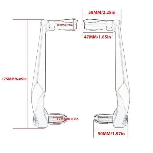 Accessoires modification d'équipement avec ce garde frein main pour guidon moto - 3