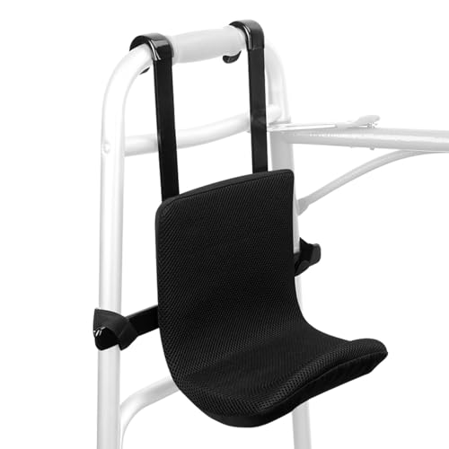 Healvaluefit Knee Sling for Walker Leg and Hip Support Up to 300lbs with Comfortable Cushion Knee Recovery Rehabilitation Equipment for Adults Walker Attachment Accessories
