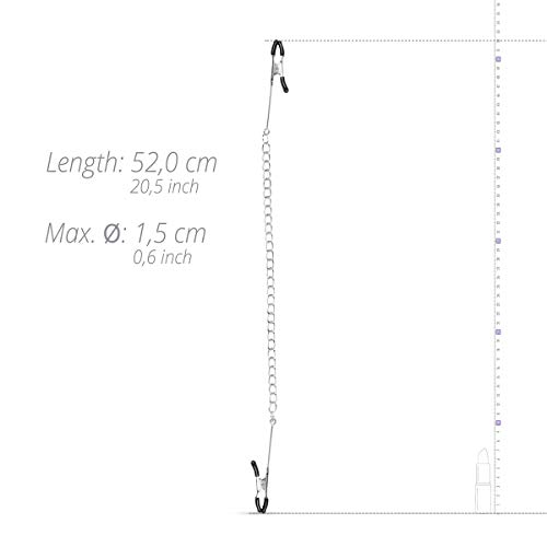 Lange Tepelklemmen Met Ketting - Afbeelding 5
