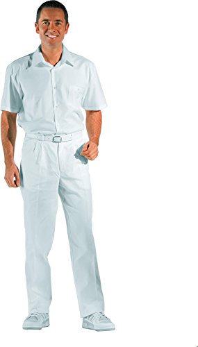 Leiber Bundfaltenhose weiss Größe 54