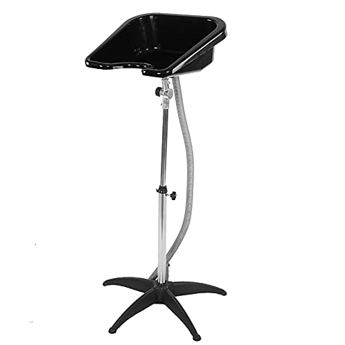 Portable Shampoo Bowl With Sprayer, Hair Washing Sink, Portable Adjustable Height Hair Basin Barber Salon Bowl Plastic Shampoo Hair Treatment Bowl Beauty Salon Spa Equipment