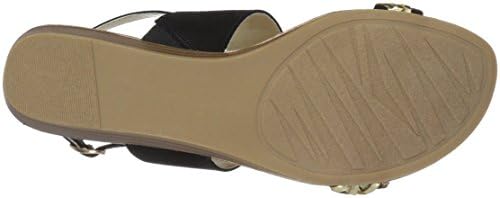 Carlos by Carlos Santana Women's TEX Wedge Sandal, Black, 5 Medium US | Image 3