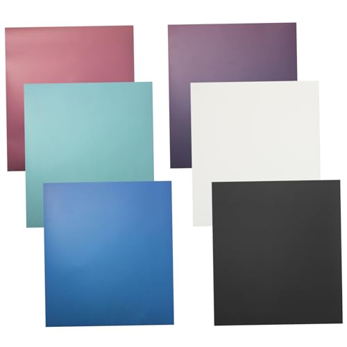 OSALADI 6 Sheets Versatile Heat Transfer Vinyl for DIY Clothing Durable PU Material Excellent Adhesion for Custom Designs and Styles