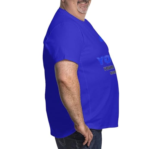 Custom Big and Tall Shirts for Men Personalized Customized Plus Size T-Shirts Designed with Your Own Text/Photo/Logo4