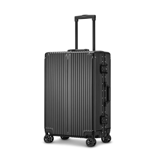 PANKERS Suitcase Fashionable Aluminum-magnesium Alloy Trolley Case, Aluminum Frame Suitcase, Universal Wheel Boarding Case Suitcases