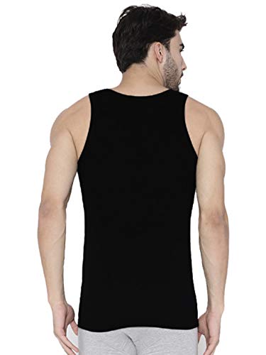 Image of THE ARCHER Men's Cotton Printed Vest (Black, Large)