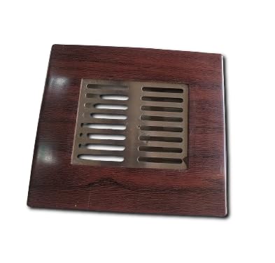 pvc designer ventilator grill & kitchen jali (4x4 inch) pack of 2