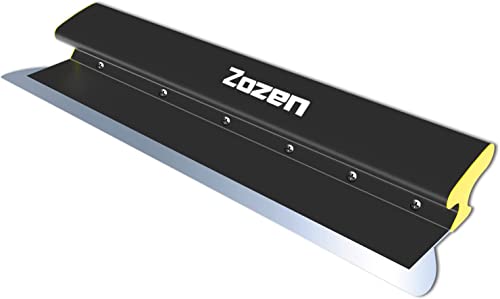 Drywall Skimming Blade 40cm / Premium Wipe Down Knife/Finishing Knife/Drywall Knife Made of Aluminum Alloy + European Stainless Steel Acting on Sheetrock/Drywall/Gyprock/Wall-Board.