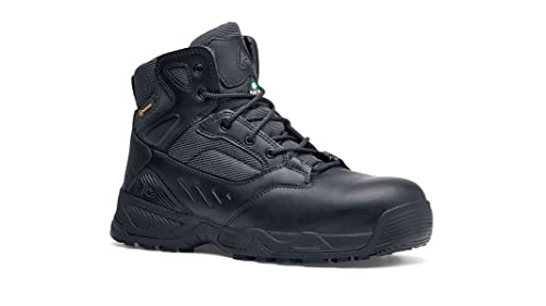 ACE Work Boots Defender, Men's 6" CSA Nano Composite Toe (NCT) Work Boots, Slip Resistant, Waterproof, Black, Size 10 Wide3