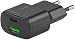 Produktbild reVolt USB C Ladegerät: Ultrakompaktes USB- & Notebook-Netzteil, USB-C/A, QC, PD, 30W, schwarz (Reise-USB-C-Netzteil)