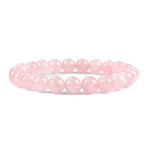 Cherry Tree Collection - Small, Medium, Large Sizes - Gemstone Beaded Bracelets For Women and Men - 8mm Round Beads