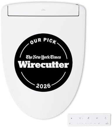 TOTO WASHLET S5 Electronic Bidet Toilet Seat with Instantaneous Water Heating, PREMIST and EWATER+ Wand Cleaning, Elongated, Cotton White - SW3446#01