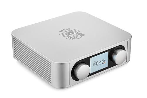 Block Elements 5.1 AV Receiver - 5.1 Surround Verstärker - 5x50W - WLAN 2.4/5GHz & Bluetooth - Spotify Connect/Internet-Radio - DAB+/FM - TV ARC optisch/koaxial USB LAN - kompakt...