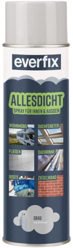 EVERFIX Allesdicht Spray (500 ml grau) Dichtspray wasserdicht Flüssigkunststoff flüssiger Kunststoff zur Abdichtung