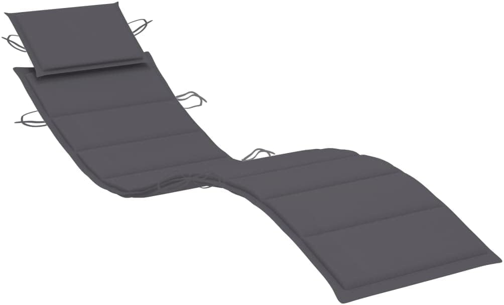 Patio Sun Lounger with Cushion,Outdoor Lounge Chairs,Sunbathing Recliner,Patio Lounge Chair,Garden Sunlounger,Sun Lounge Bed,for Beach,Patio,Backyard, Solid Acacia Wood