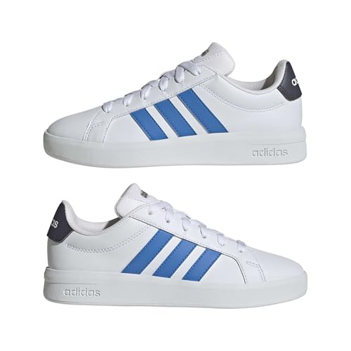 adidas Unisex Kinder Grand Court 3.0 Junior Shoes, FTWR White/Lucid Ray Blue/Aurora Onix, 40 EU – Ansicht 6