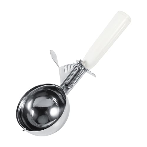 KooingTech Eisportionierer, Praktischer Edelstahl Eiskugelportionierer, Eisschaufel mit Kunststoffgriff Küchengerät (8cm)