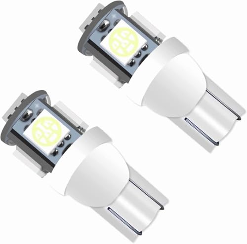 Paquete 10 Bombillas LED T10 194 168 Para Panel Vehículo miniatura 3