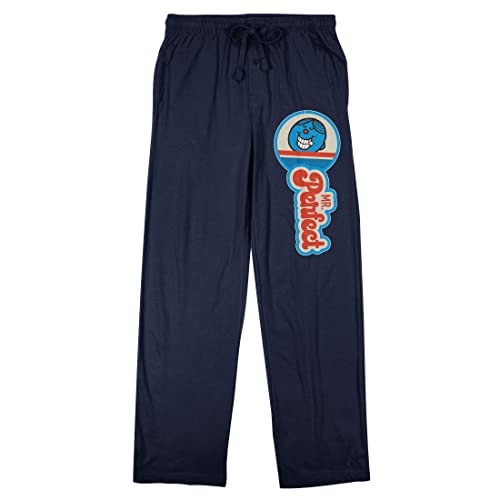 Mr. Men and Little Miss Classic Mr. Perfect Men's Navy Sleep Pajama Pants