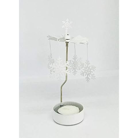 Verano TEA LIGHT CANDLE HOLDERS SNOWFLAKES ROTARY CANDLE HOLDER Cover