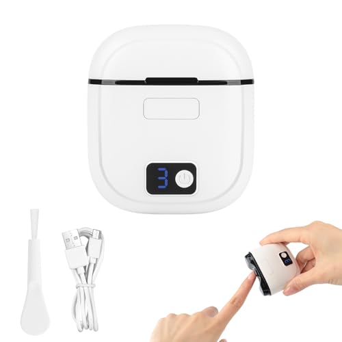 Elektrischer Nagelknipser & Elektrische Nagelfeile 2026 Upgrade Elektrischer Nagelschneider für Senioren Wiederaufladbar 3 Geschwindigkeiten mit LED-Licht Sicheres Design für Babys