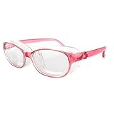 花粉メガネ おしゃれ スカッシー スタイル 幼児 子供用 目立たない 曇りどめ UVカット ブルーライトカット PCレンズ ピンク キッズ 873053