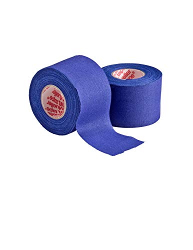 Image of MUELLER Sports Medicine MTape Rolls, Quality Athletic Tape, Easy to Tear for Fast & Effective Taping, 1.5 inch x 10 Yards Per Roll, 2 Rolls, Royal Blue