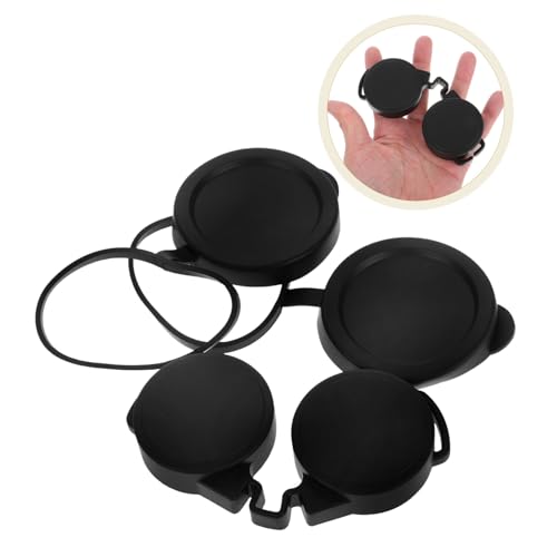 Cubiertas de lentes para binoculares 50 mm para evitar la pérdida de tapas originales 7