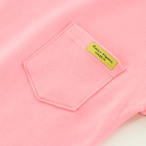 Boys&Girls Long Sleeve Shirt with Pocket, Purcotton Toddler Teen for Autumn&Spring3