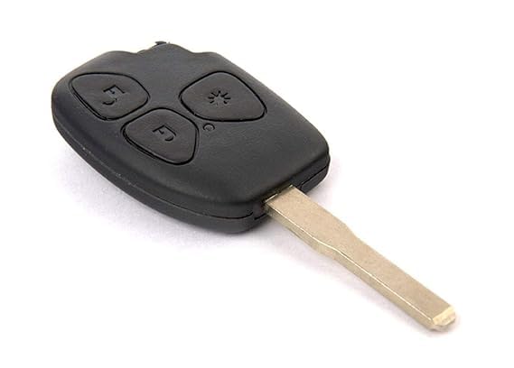 3-Button Remote Key Shell for Xylo | Smart Car Key Replacement Shell Case | Soft, Flexible & Durable Plastic Body | Precise Fit Remote Housing Black | No Chip/Blade Included