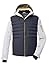 killtec Herren Hybridjacke/Steppjacke mit abzipbarer Kapuze und Schneefang KSW 72 MN SKI JCKT, dunkel stahlblau, L, 43435-000