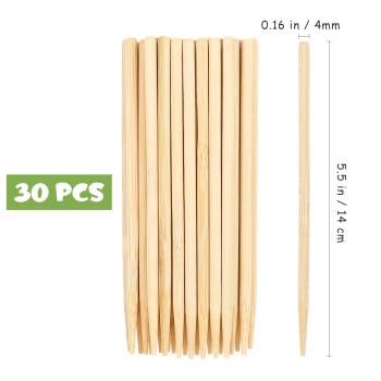 30pcs Scratching Drawing Stylus Sticks Wood Tools for Art Projects DIY Crafts and Smooth Finish for Safe Use