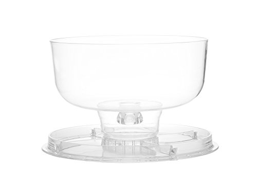 Cake Stand Multifunctional Serving Platter and Cake Plate With Dome - 6 Uses - Perlli