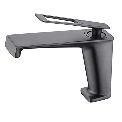 Mitigeur de lavabo Cascade anti-éclaboussure à cartouche céramique chaude et froide