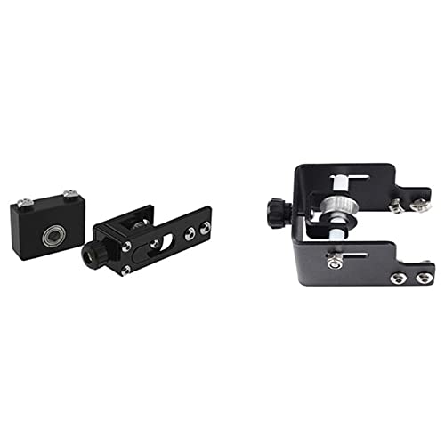 Lysee 3D Printer Parts & Accessories - X-Axis Synchronous Belt Stretch Straighten Tensioner for CR10 CR10S Ender-3 & Y-Axis Synchronous Belt Stretch Straighten - (Color: Black)