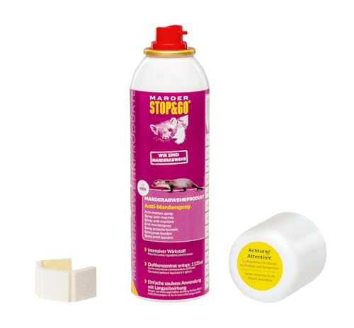 STOP&GO Marderabwehrspray - Intensiver Wirkstoff Duftkonzentrat