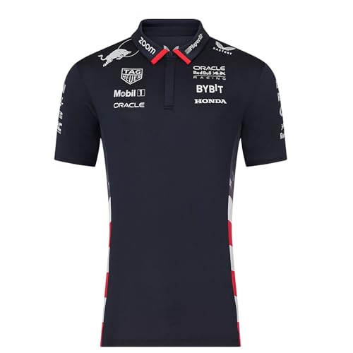 Red Bull Racing F1 Men's 2024 Special Edition America Race Team Polo Shirt Navy